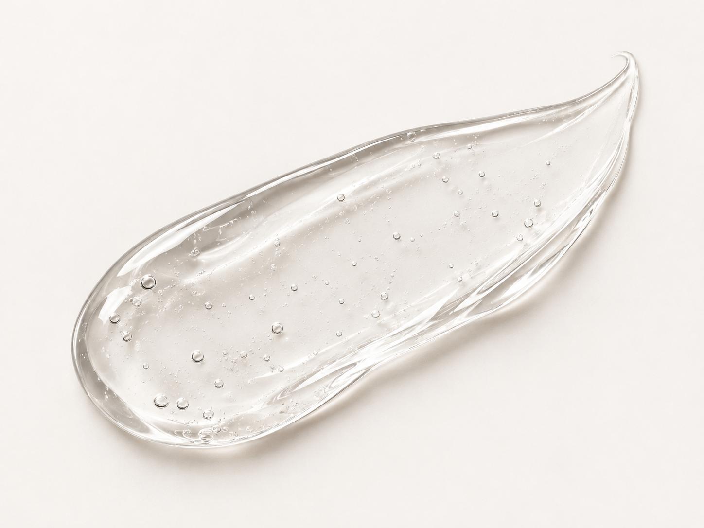 Illustrative skincare gel texture