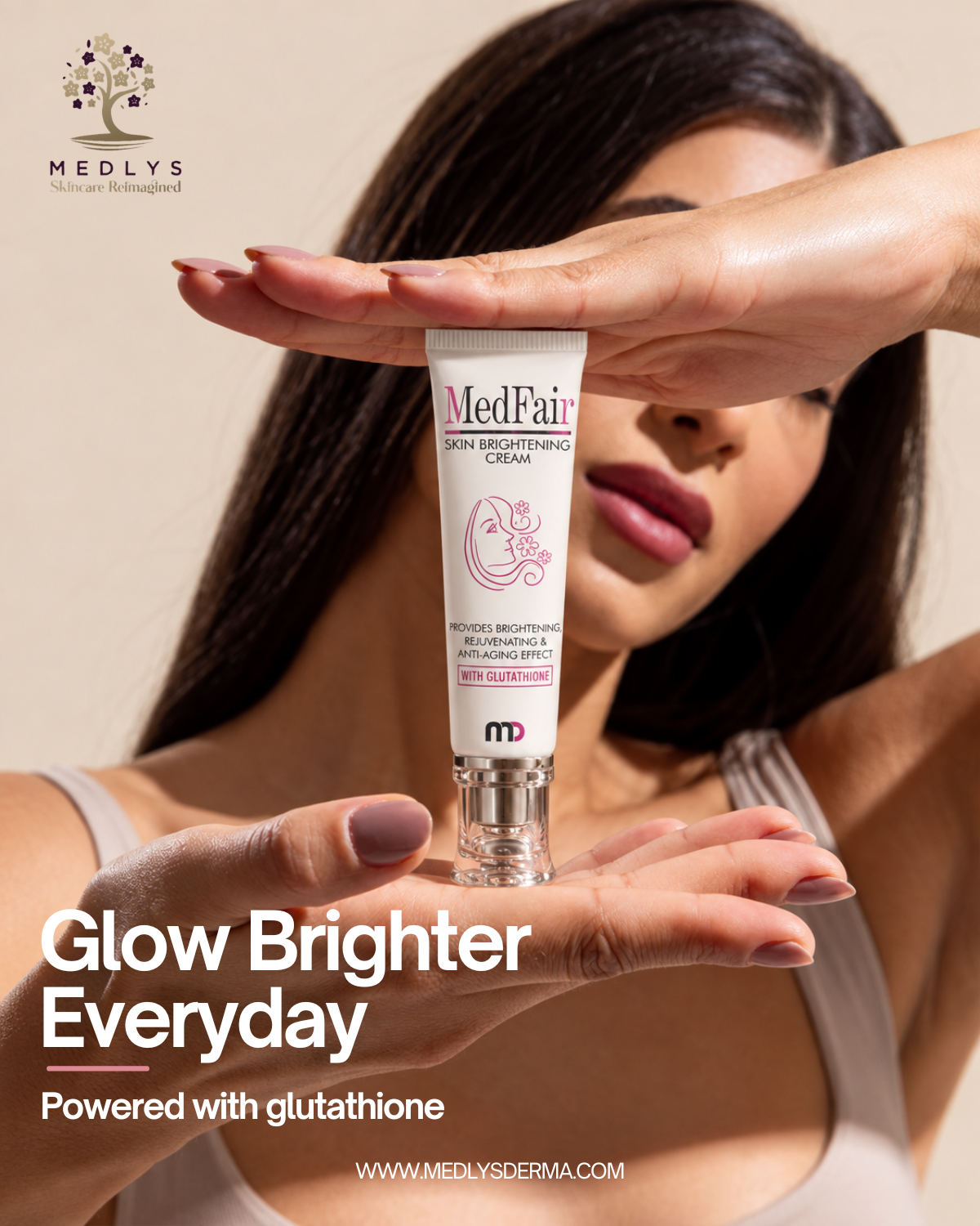 Medlys MedFair cream and Dé Shield sunblock