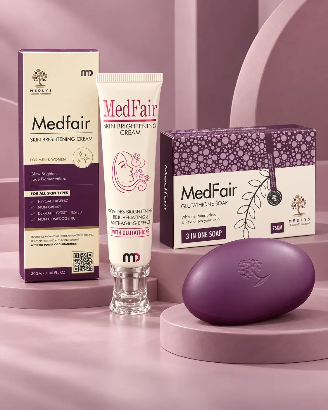 MedFair skincare products